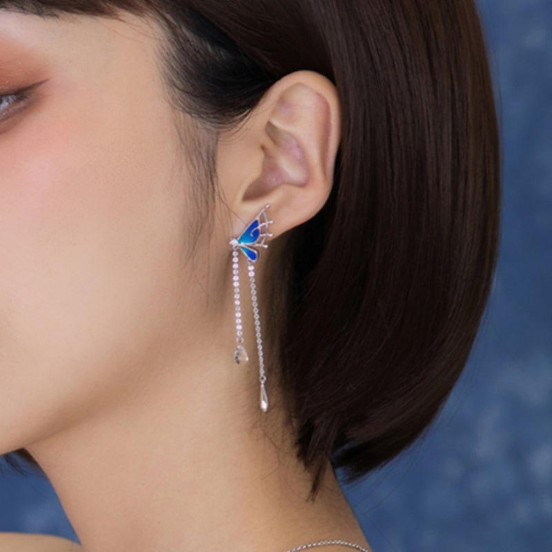 2pcs 1pair Hypoallergenic S925 Sterling Silver Earrings Needles, Holiday Collection Stud Earrings for Women, Sensitive Ears Chinese-Inspired Jewelry - Holiday Gift for Her (Christmas, Halloween) Girlfriend Gifts, Unique Desig