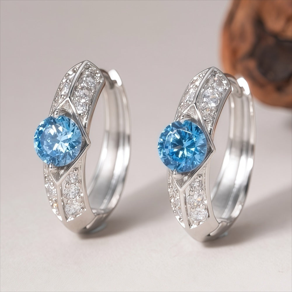 4.5g Moissanite Earrings For Women Men, D Color VVS1, 925 Sterling Silver Classic Style Stud Earrings, Fashion Essential Items, Suitable For Proposal Engagement Wedding, Best Christmas Halloween Gifts For Women Men