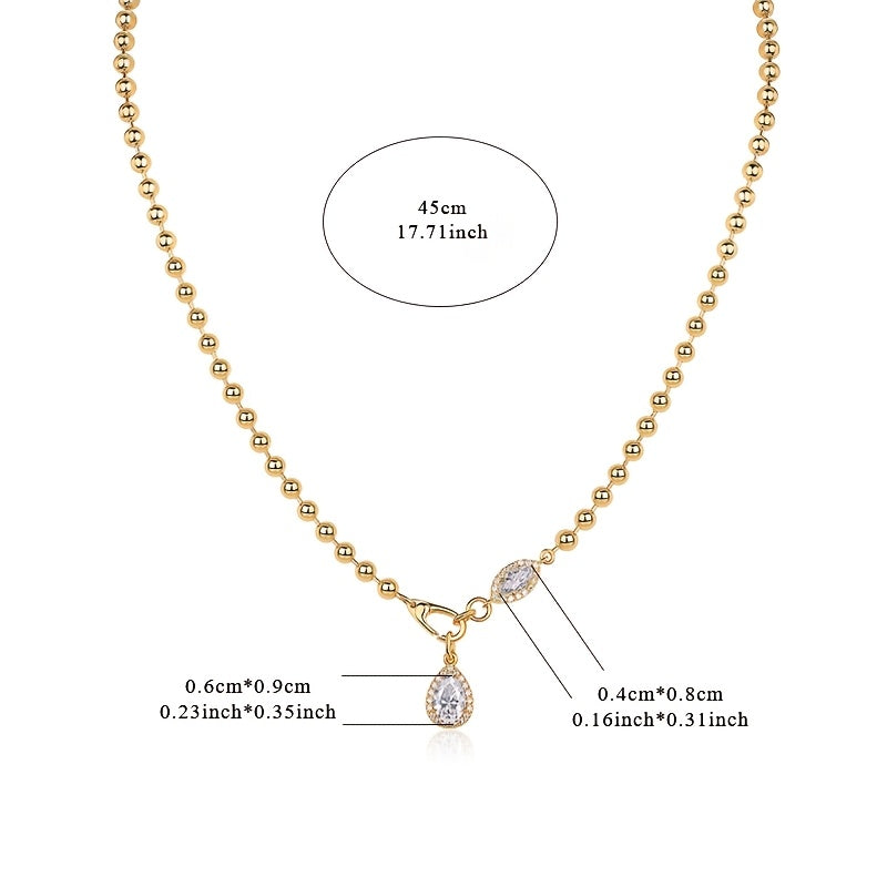 1pc Elegant 925 Sterling Silvery Moissanite Pendant Necklace, Unisex Clavicle Chain, Ideal for Engagement, Wedding, Valentine'S Day, Anniversary, Birthday Gift