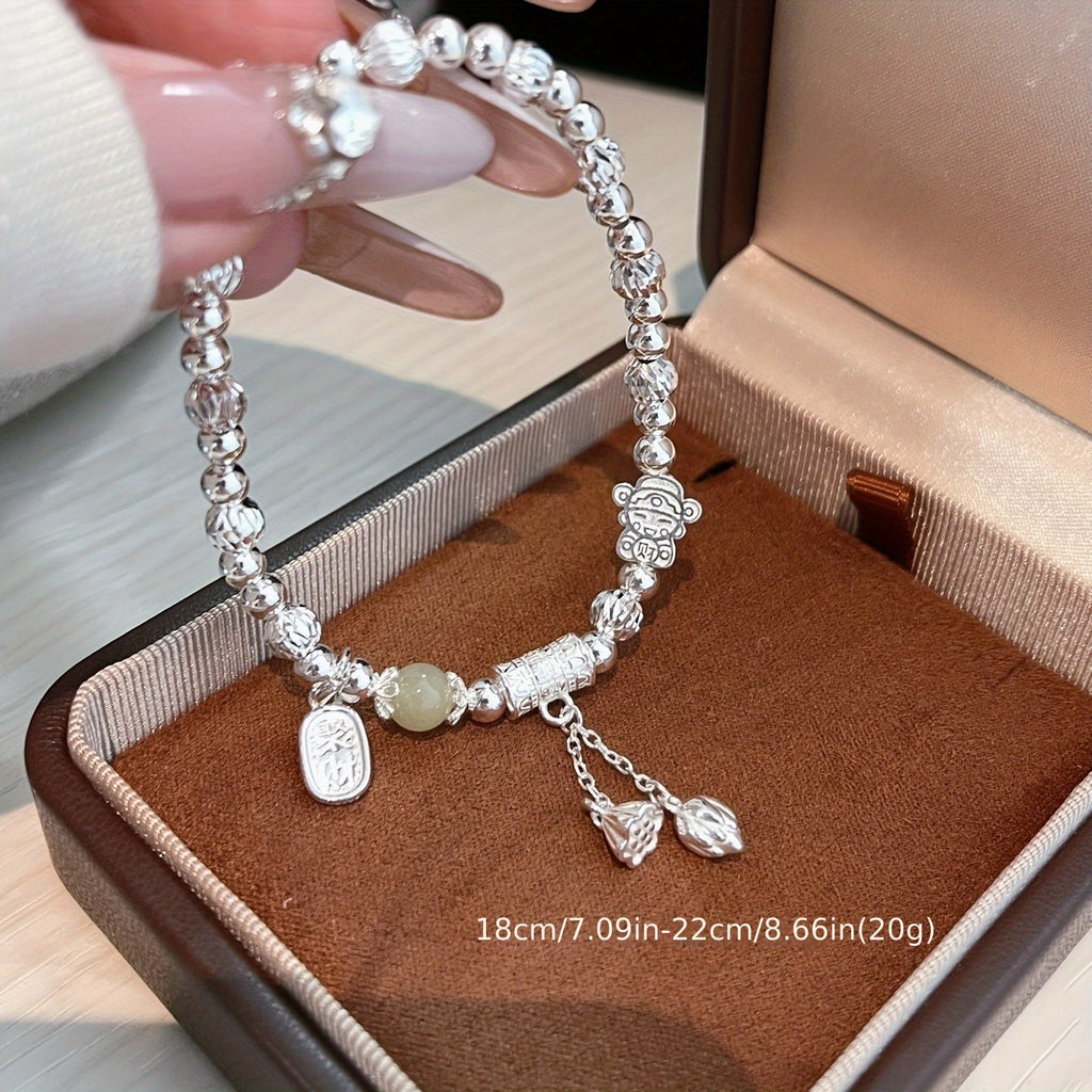 S925 Silver exquisite bracelet, a simple and fashionable style, Casual Wear, Stylish Bracelet, Minimalist Jewelry, Elegant Design, Fine Craftsmanship, Durable Bracelet, Jewelry Piece, 925 Silver Bracelet, 's Fashion, Gift for Her, for Teenager