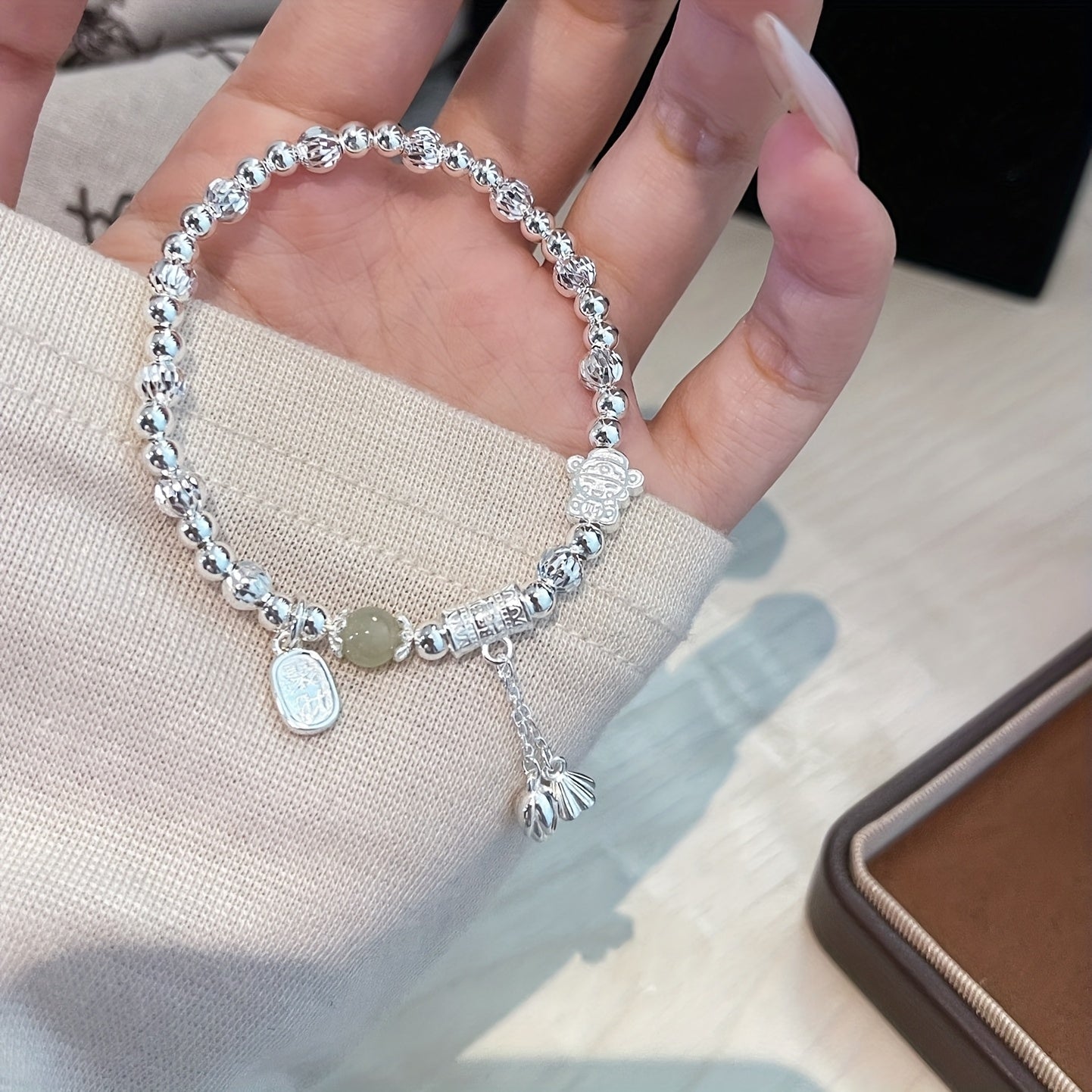 S925 Silver exquisite bracelet, a simple and fashionable style, Casual Wear, Stylish Bracelet, Minimalist Jewelry, Elegant Design, Fine Craftsmanship, Durable Bracelet, Jewelry Piece, 925 Silver Bracelet, 's Fashion, Gift for Her, for Teenager