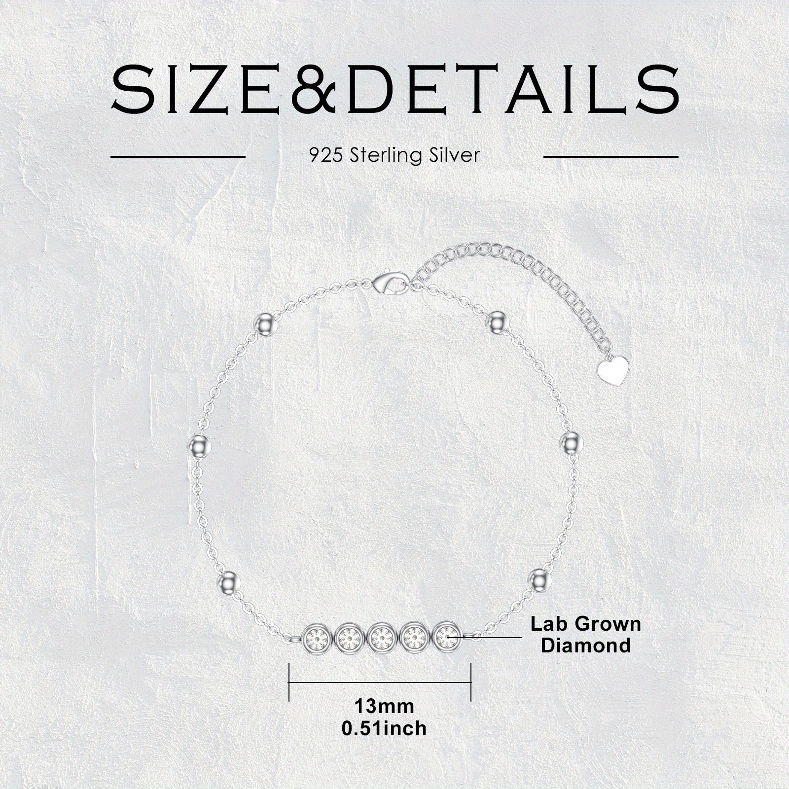 0.3 CTTW Lab Grown Lab-created Diamond Bracelet for Women 925 Sterling Silver Jewelry Gifts, Special Occasion Jewelry, Stylish Gifts, Delicate Charm, Elegant Design, Fine Craftsmanship, Highquality Gemstone, Women's Bracelet, Gemstone Jewelry