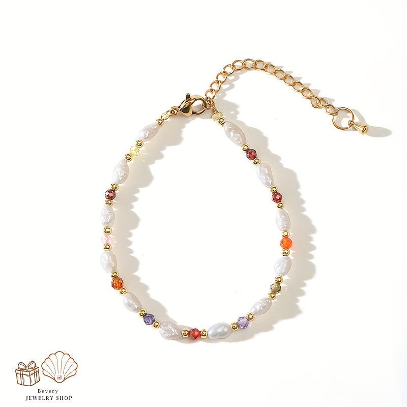 Elegant Freshwater Pearls Necklace with Golden-Tone Accents - June Birthstone, Ideal for Weddings, Music Festivals, and Special Occasions, Festive Accessory|Elegant Necklace|Golden-Tone Accents, Necklace for, For Teenager