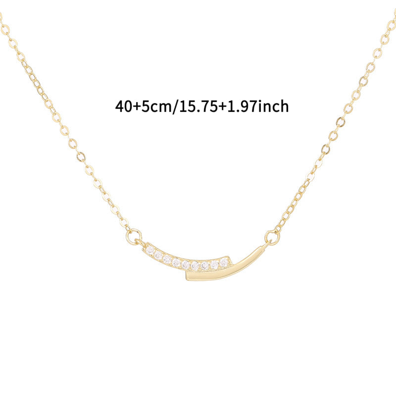 1pc S925 Silver Luxury Smile Sparkling Necklace for Women - Elegant Bohemian Style, Perfect for Daily Wear, Dates, Weddings & Banquets - Ideal Gift for Family