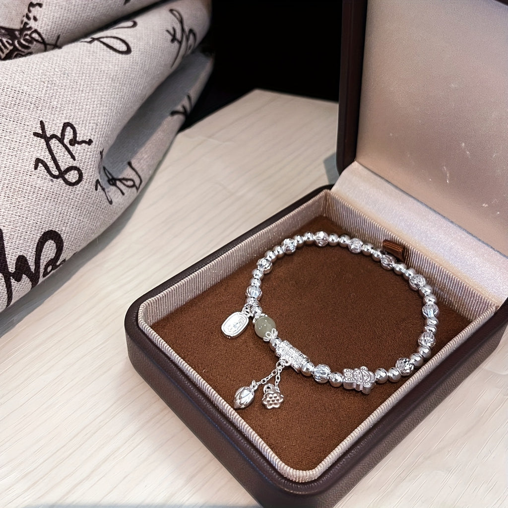S925 Silver exquisite bracelet, a simple and fashionable style, Casual Wear, Stylish Bracelet, Minimalist Jewelry, Elegant Design, Fine Craftsmanship, Durable Bracelet, Jewelry Piece, 925 Silver Bracelet, 's Fashion, Gift for Her, for Teenager